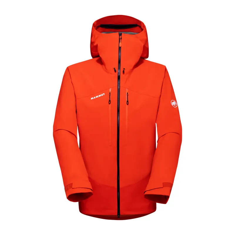 Mammut Mens Taiss Pro HS Hooded Jacket Hot Red