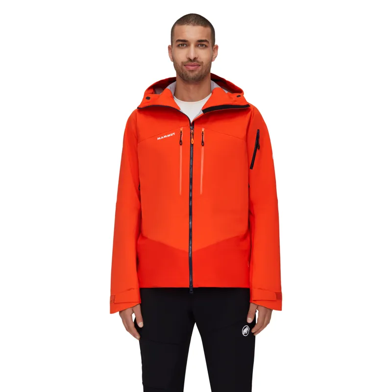 Mammut Mens Taiss Pro HS Hooded Jacket Hot Red-2