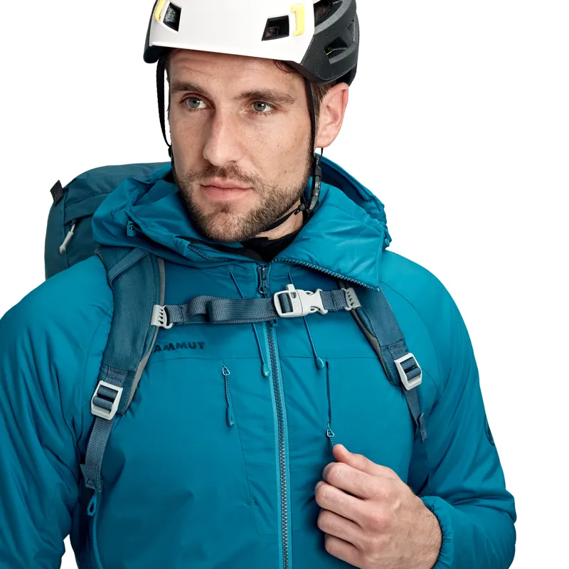 Mammut Mens Rime IN Flex Hooded Jacket Sapphire-5