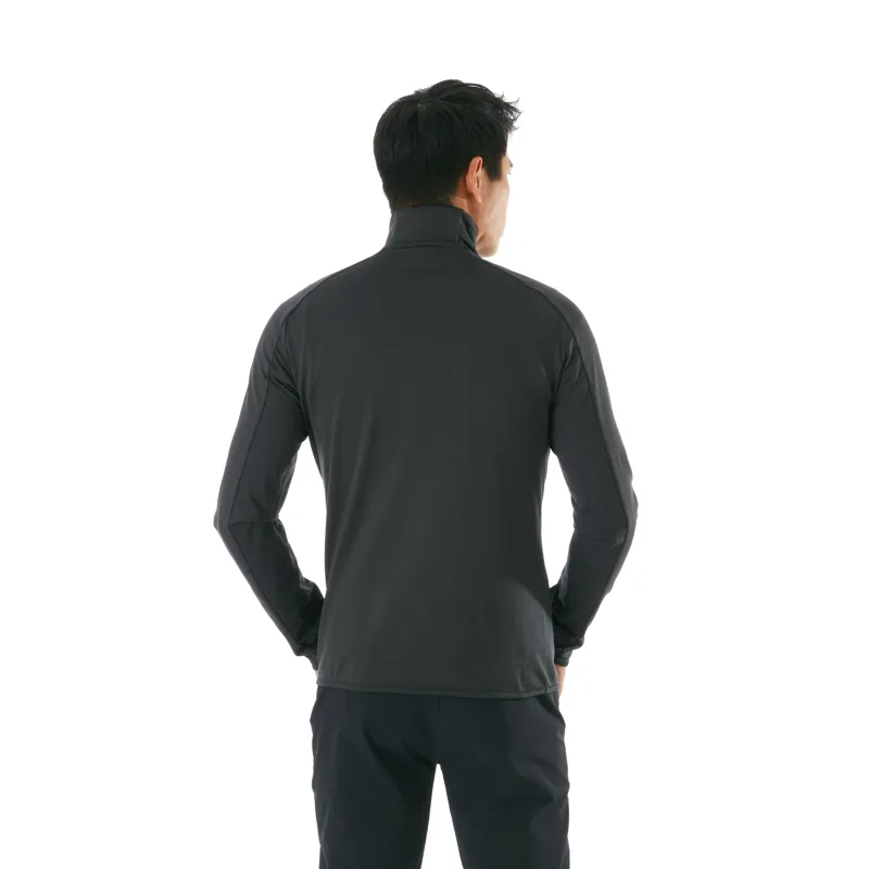 Mammut Mens Nair Half Zip Black Melange-3
