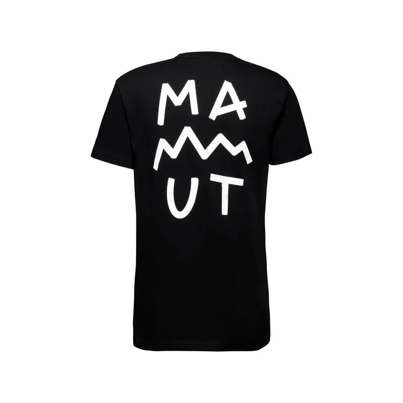 Mammut Mens Massone Lettering T-Shirt Black-1