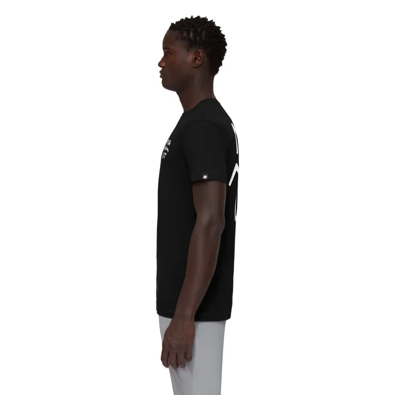 Mammut Mens Massone Lettering T-Shirt Black-3