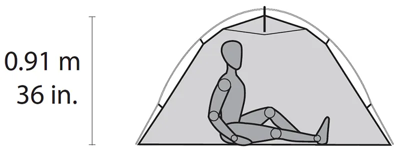 MSR Hubba NX 1 Person Tent Grey-4