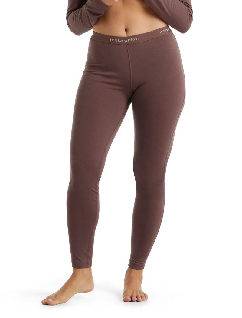Icebreaker Womens 200 Oasis Leggings Mink-1