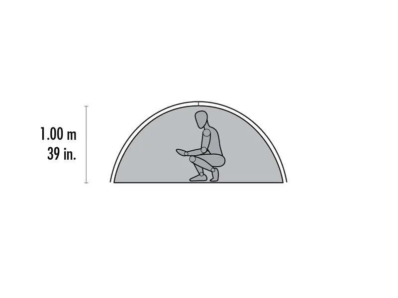 MSR Zoic 2 Person Tent Grey-5