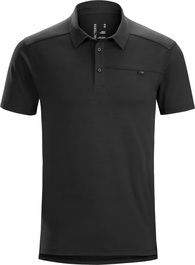 Arcteryx Mens Captive SS Polo Black-1
