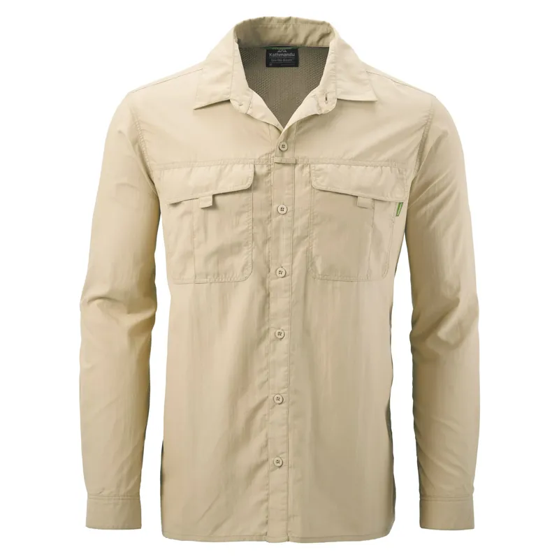 Kathmandu Womens Kangsar buzzGUARD Travel Shirt Honey