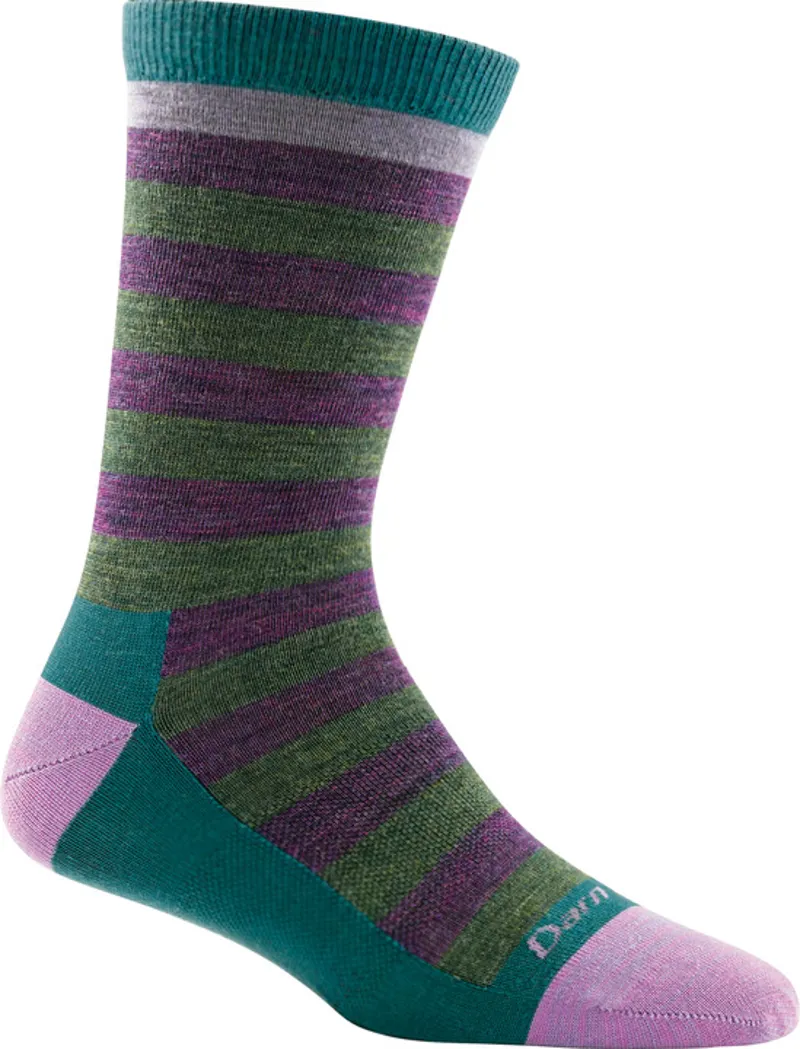 Darn Tough Womens Good Witch Crew Light Plum