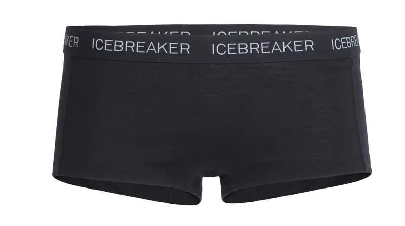 Icebreaker Womens Oasis Boy Shorts Black