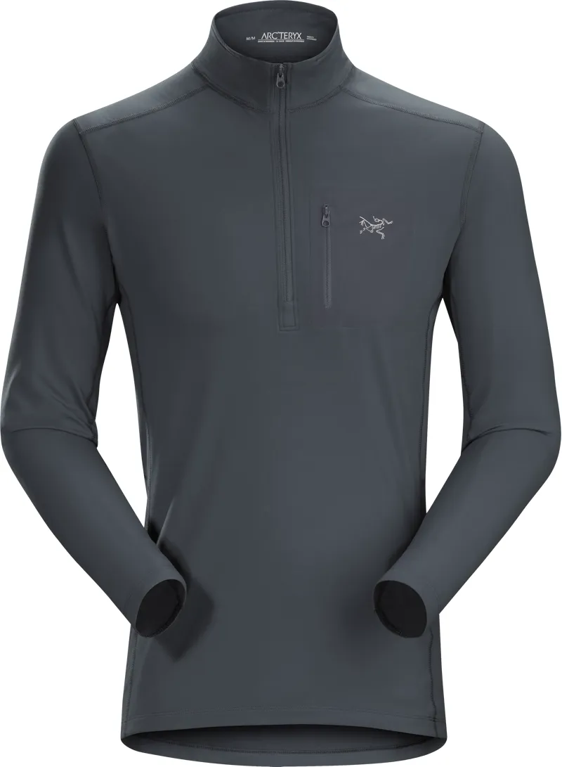 Arcteryx Mens Rho LT Zip Neck Orion