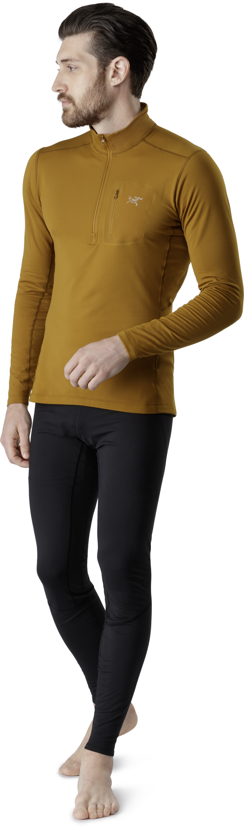 Arcteryx Mens Rho LT Zip Neck Orion-3