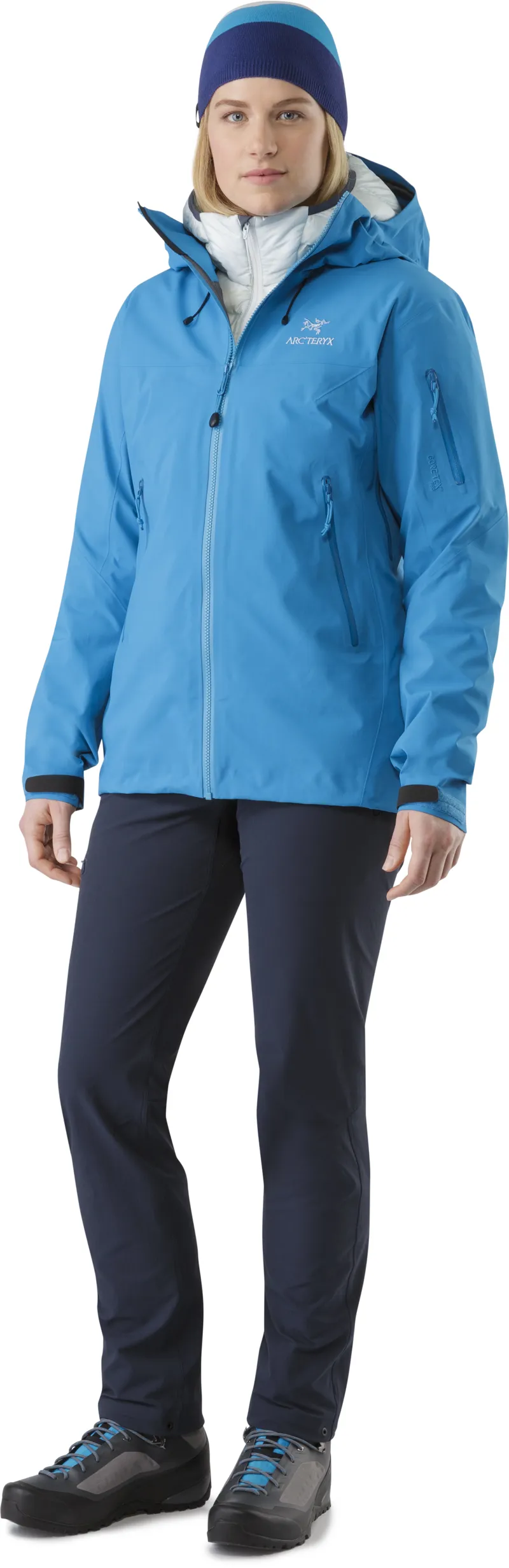 Arcteryx Womens Cerium LT Hoody Black Sapphire-6