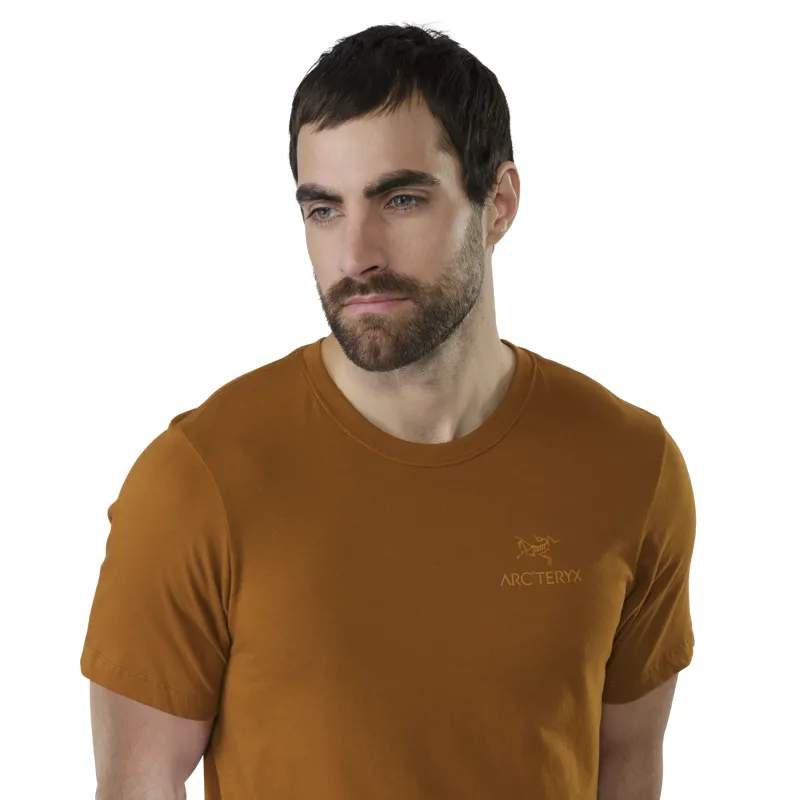 Arcteryx Mens Emblem SS T-Shirt Red Beach-2