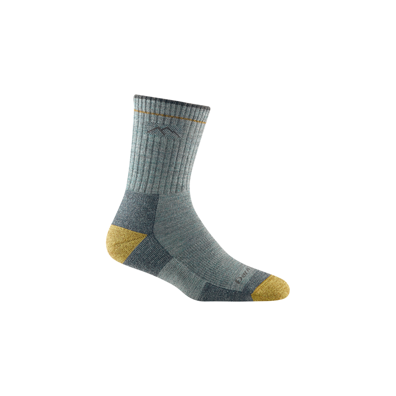 Darn Tough Womens Hiker Micro Crew Mid Cushion Hiking Socks Sage-1