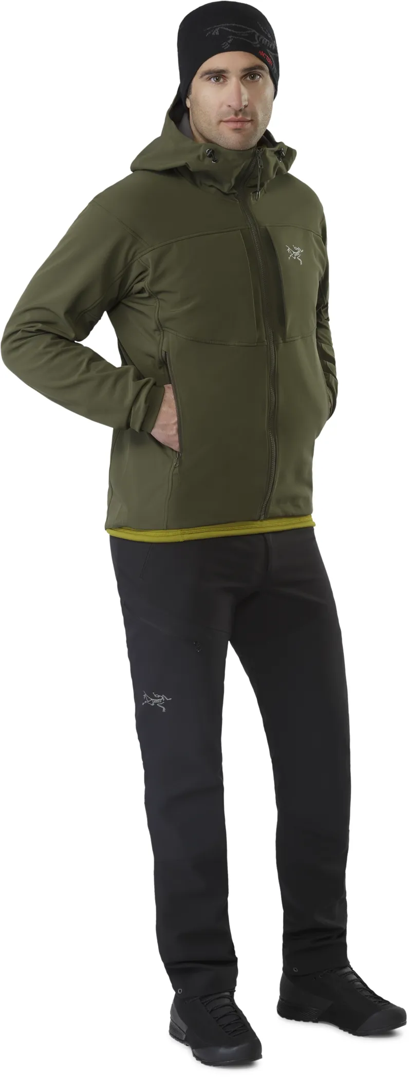 Arcteryx Mens Gamma MX Hoody Red Beach-1