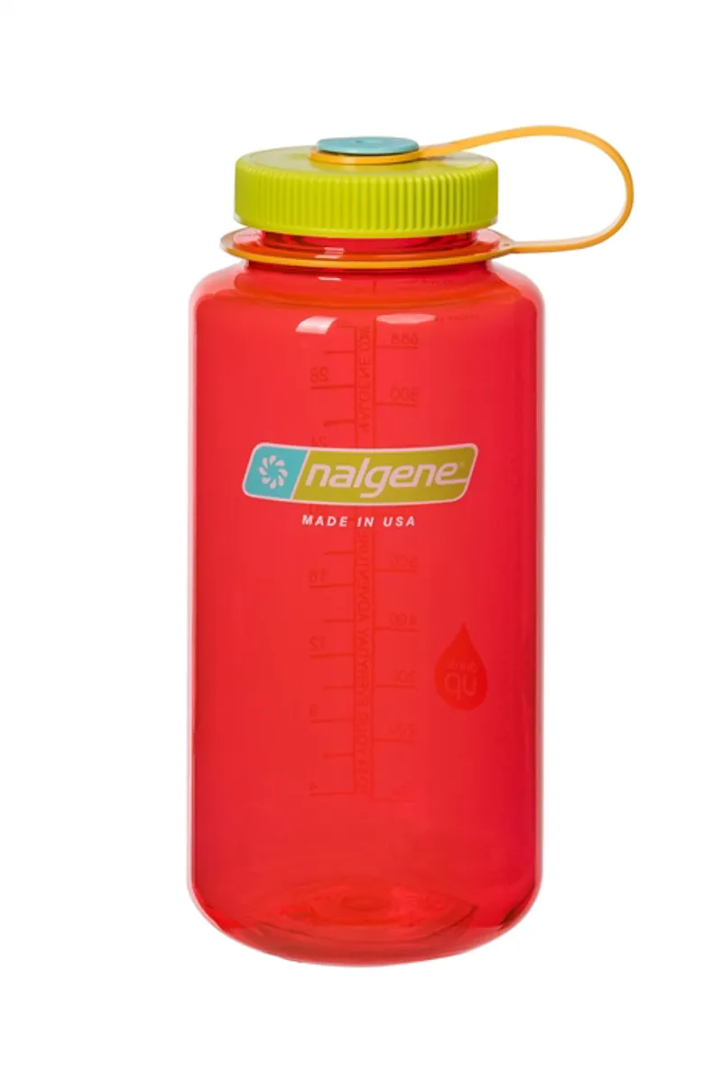 Nalgene Tritan Bottle Wide Mouth 1 Litre Pomegranate