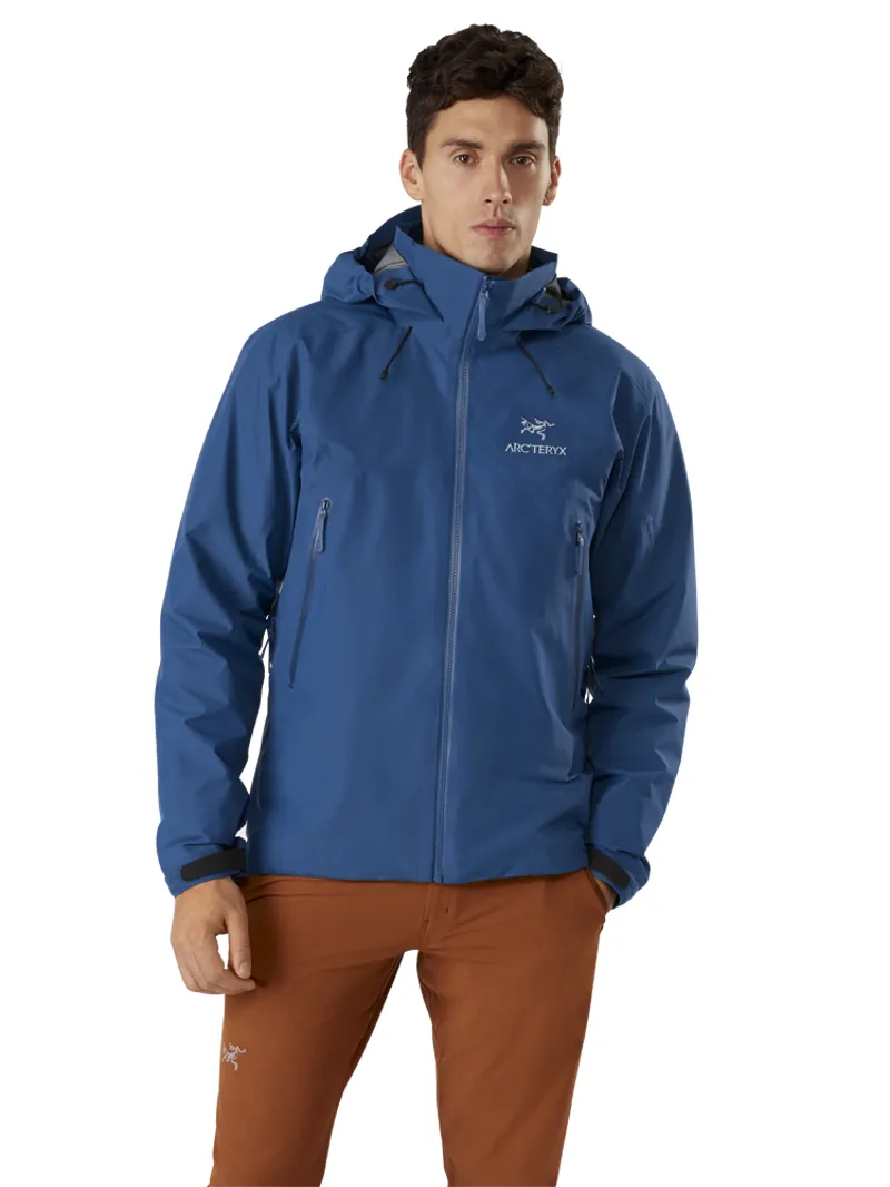 Arcteryx Mens Beta AR Jacket Cobalt Sun-1