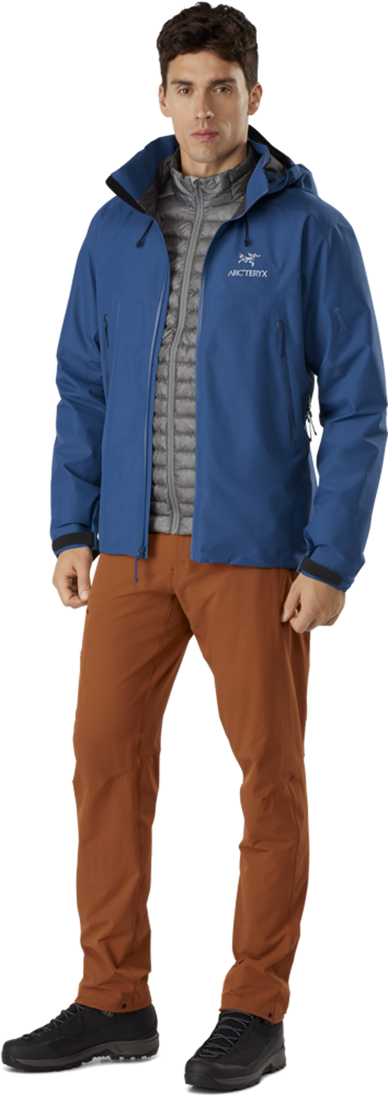 Arcteryx Mens Beta AR Jacket Cobalt Sun-9