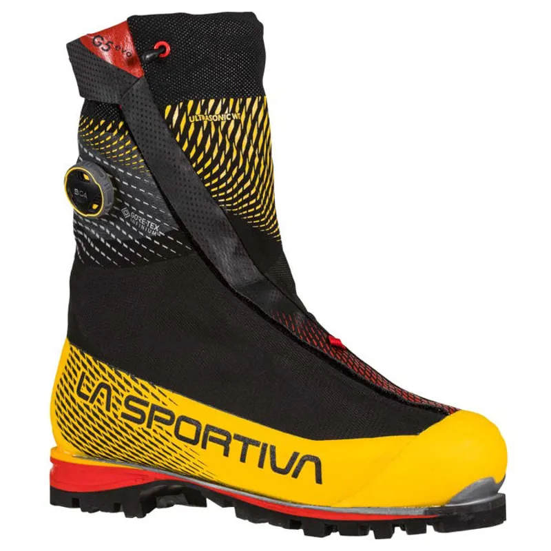 La Sportiva Mens G5 Evo Mountaineering Boot Black/Yellow