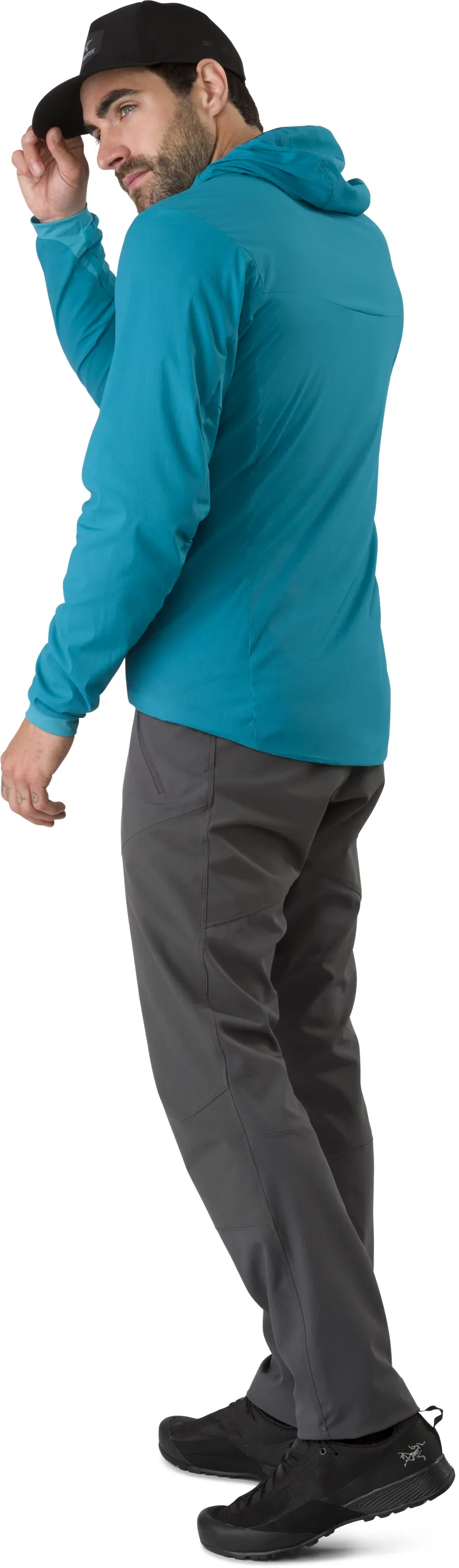 Arcteryx Mens Proton FL Hoody Black-2