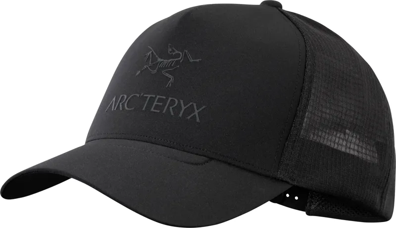 Arcteryx Logo Trucker Hat Black