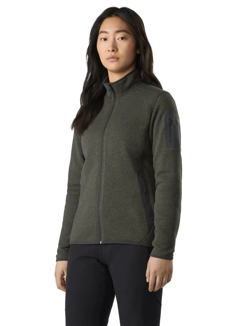 Arcteryx Womens Covert Cardigan Moonshadow Heather-1