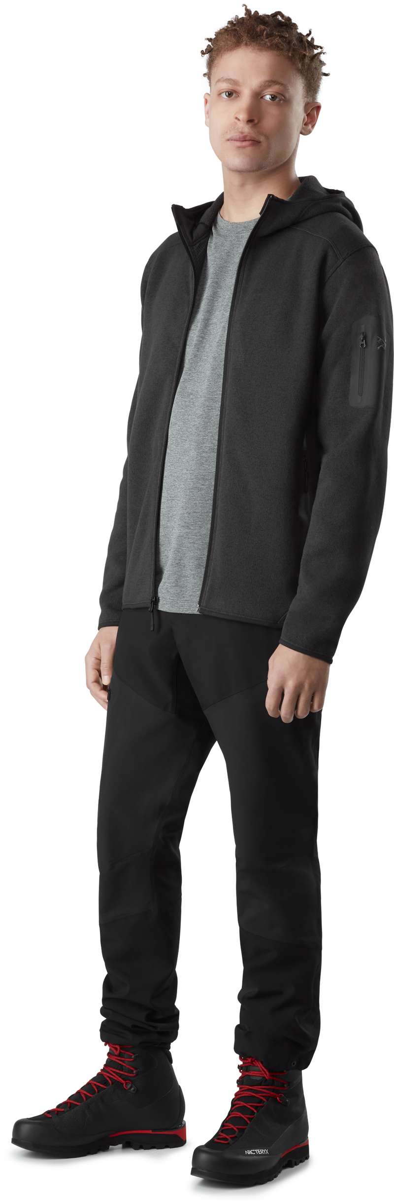 Arcteryx Mens Covert Hoody Kingfisher Heather-2
