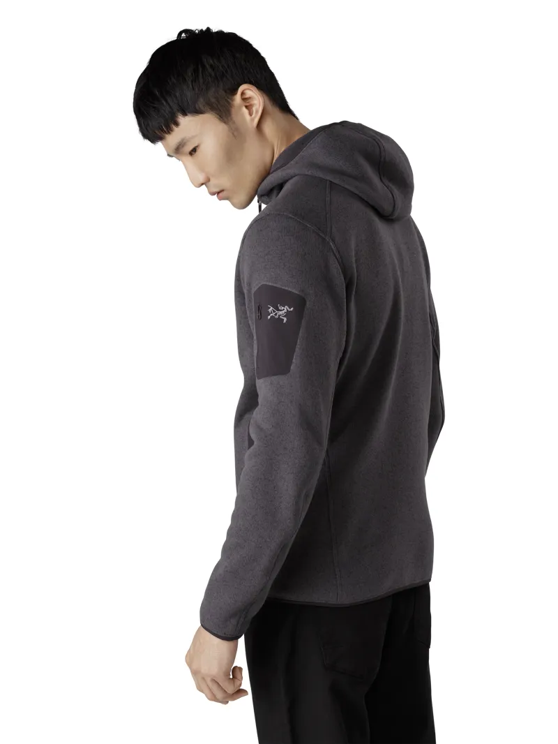 Arcteryx Mens Covert Hoody Black Heather-1
