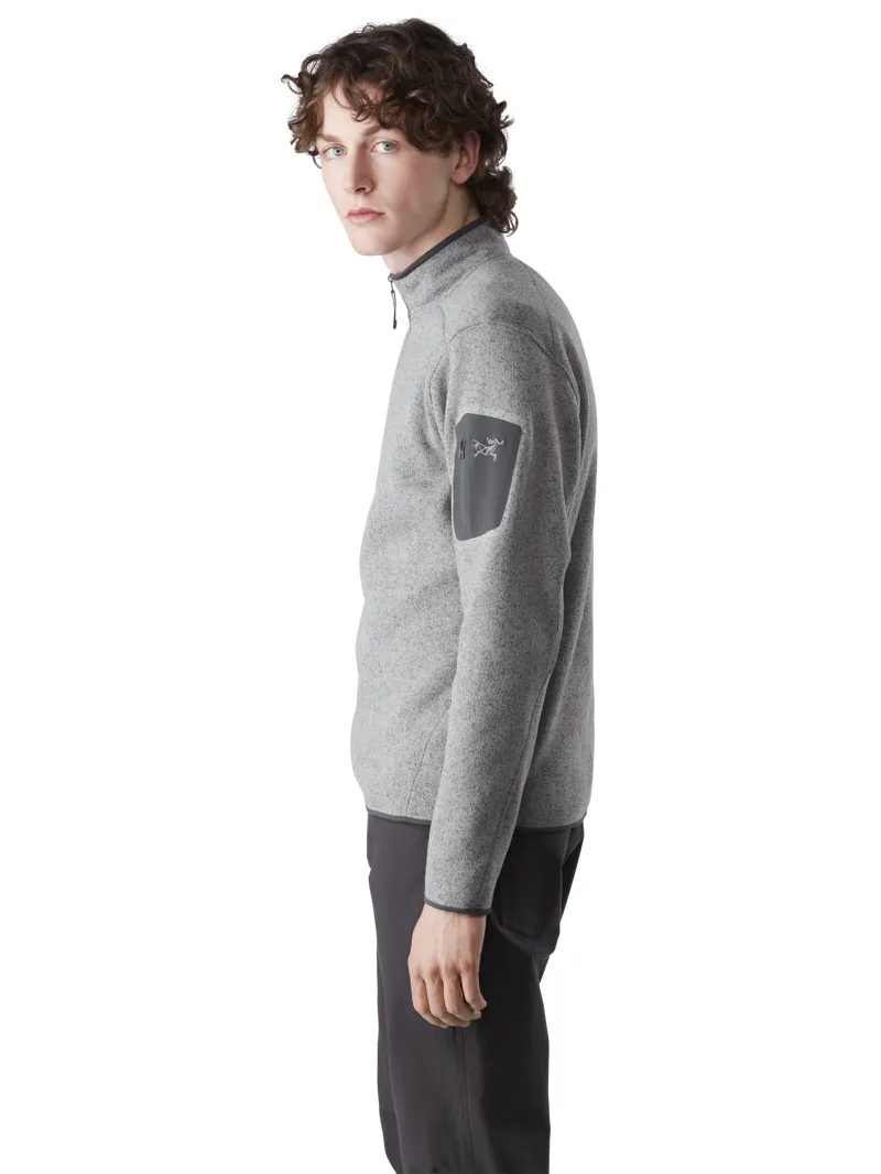 Arcteryx Mens Covert 1/2 Zip Kingfisher Heather-5