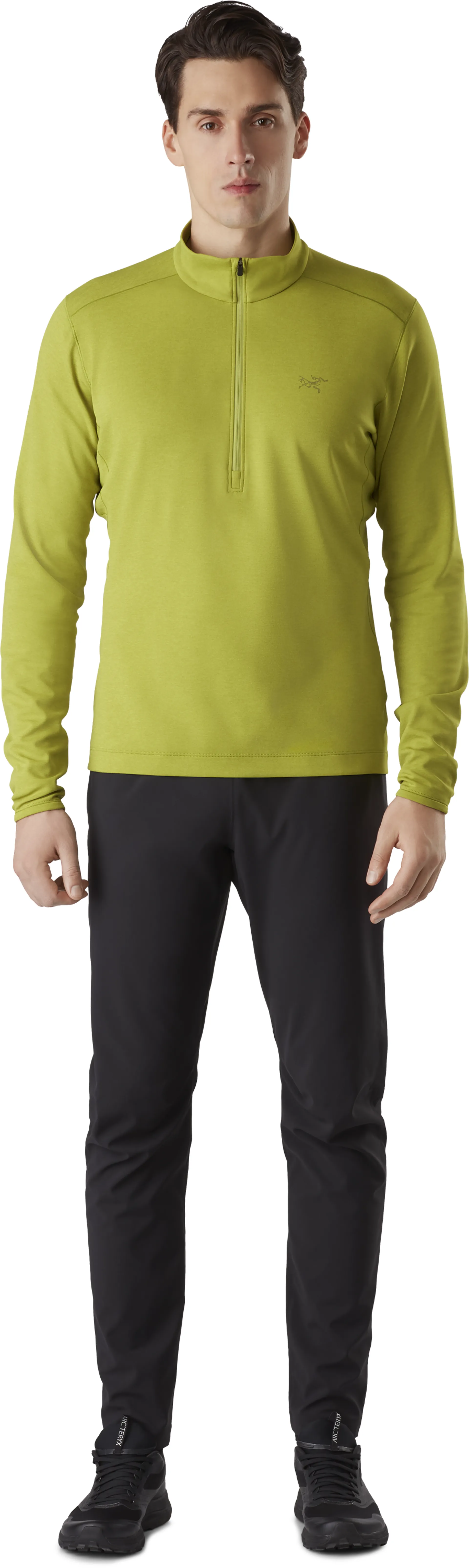 Arcteryx | Mens | Motus AR | Zip Neck | LS | Black Heather Arcteryx | Mens | Motus AR | Zip Neck | LS | Black Heather