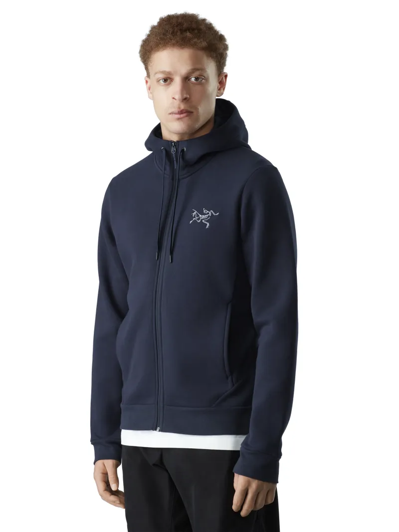 Arcteryx Mens Bird Emblem Full Zip Hoody Black-5