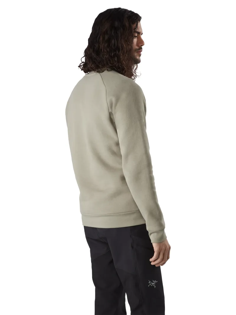 Arcteryx Mens Word Emblem Crew Black-1