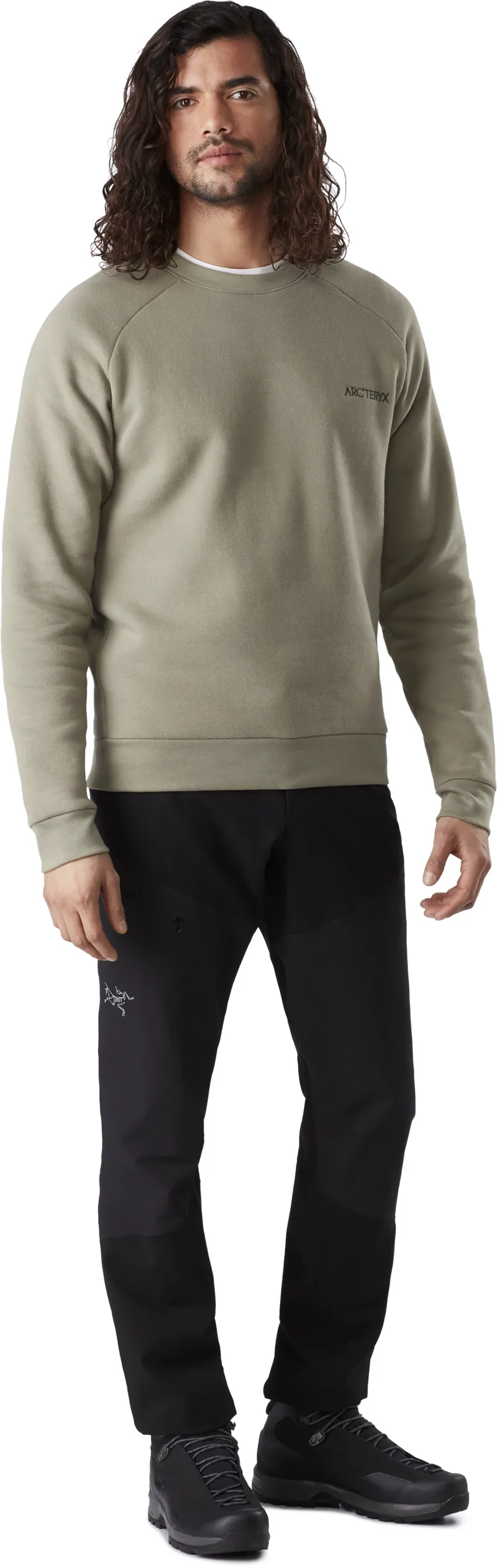Arcteryx Mens Word Emblem Crew Distortion-4