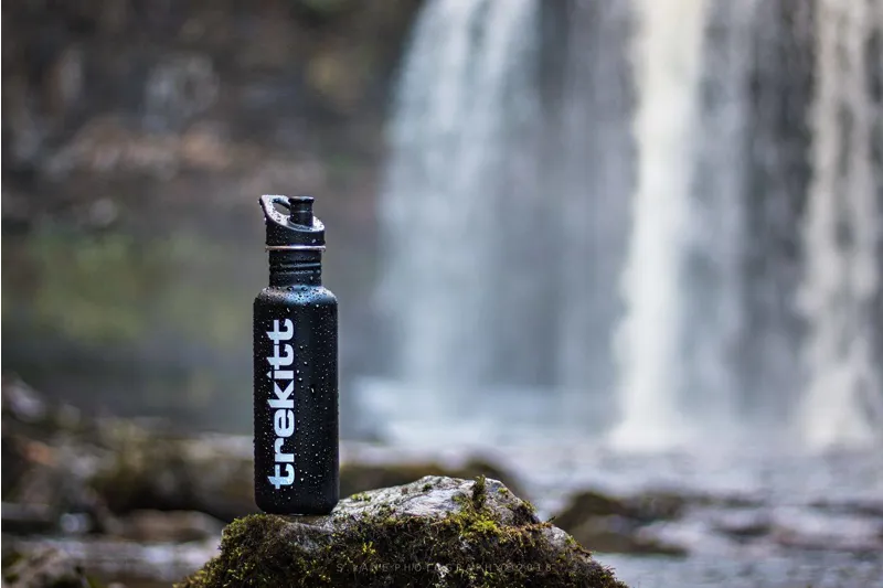 Klean Kanteen Trekitt Water Bottle Matt Black-7