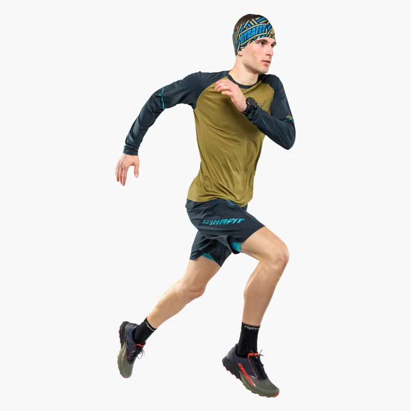 Dynafit Mens Alpine Pro LS T-shirt Army-1