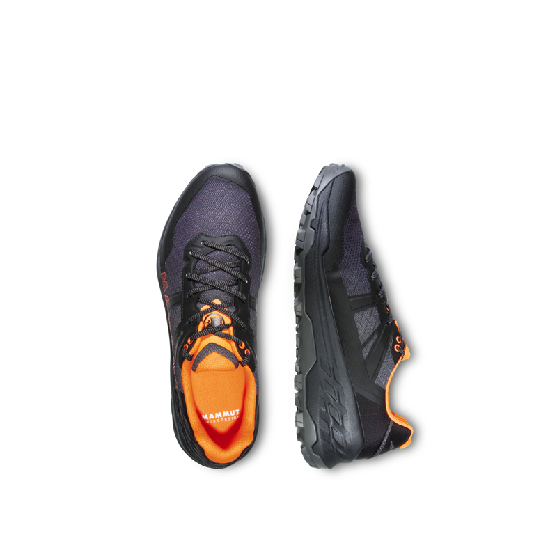 Mammut Mens Sertig II Low GTX Black Vibrant Orange-4