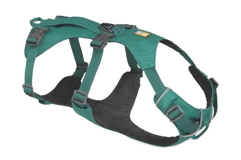 Ruffwear Flagline Dog Harness With Handle Meltwater Teal