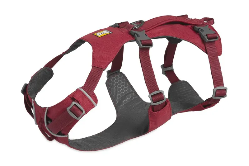 Ruffwear Flagline Dog Harness With Handle Red Rock-1