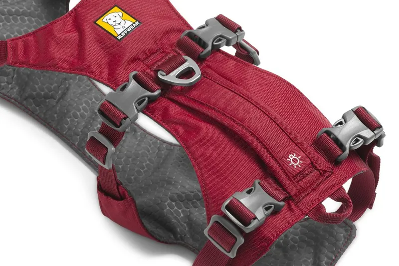 Ruffwear Flagline Dog Harness With Handle Red Rock-4