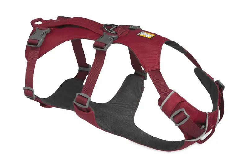Ruffwear Flagline Dog Harness With Handle Red Rock