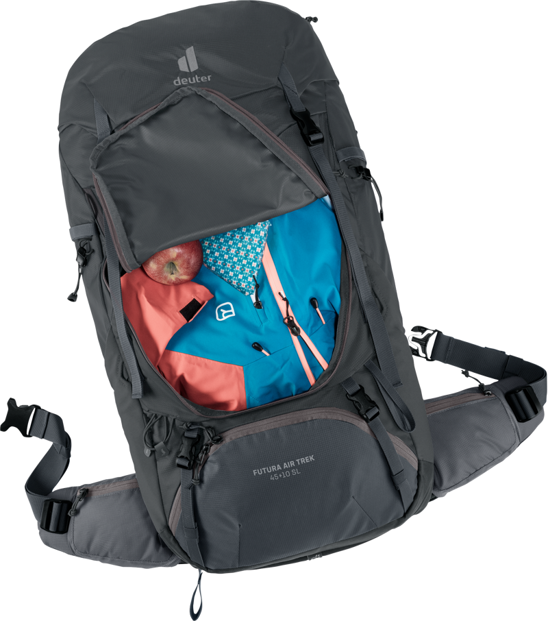 Deuter Womens Futura Air Trek 45+10 SL Black/Graphite-5