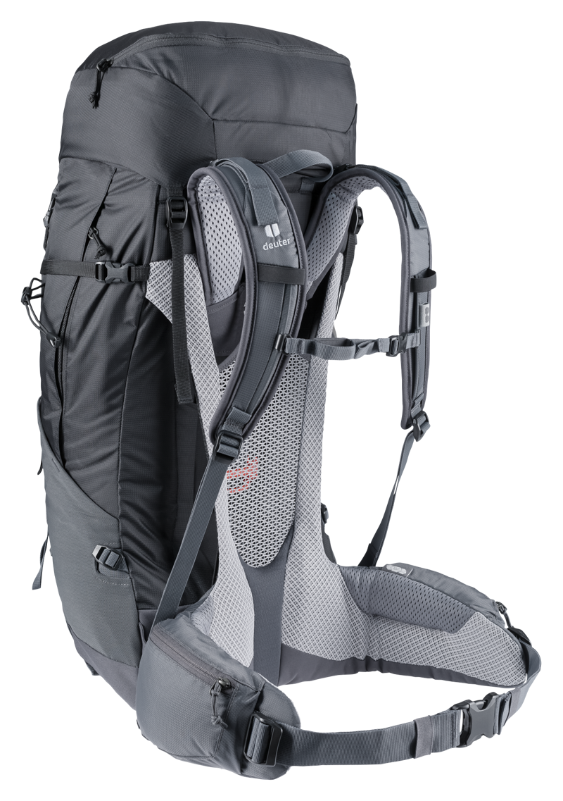 Deuter Mens Futura Air Trek 50+10 Black/Graphite-1