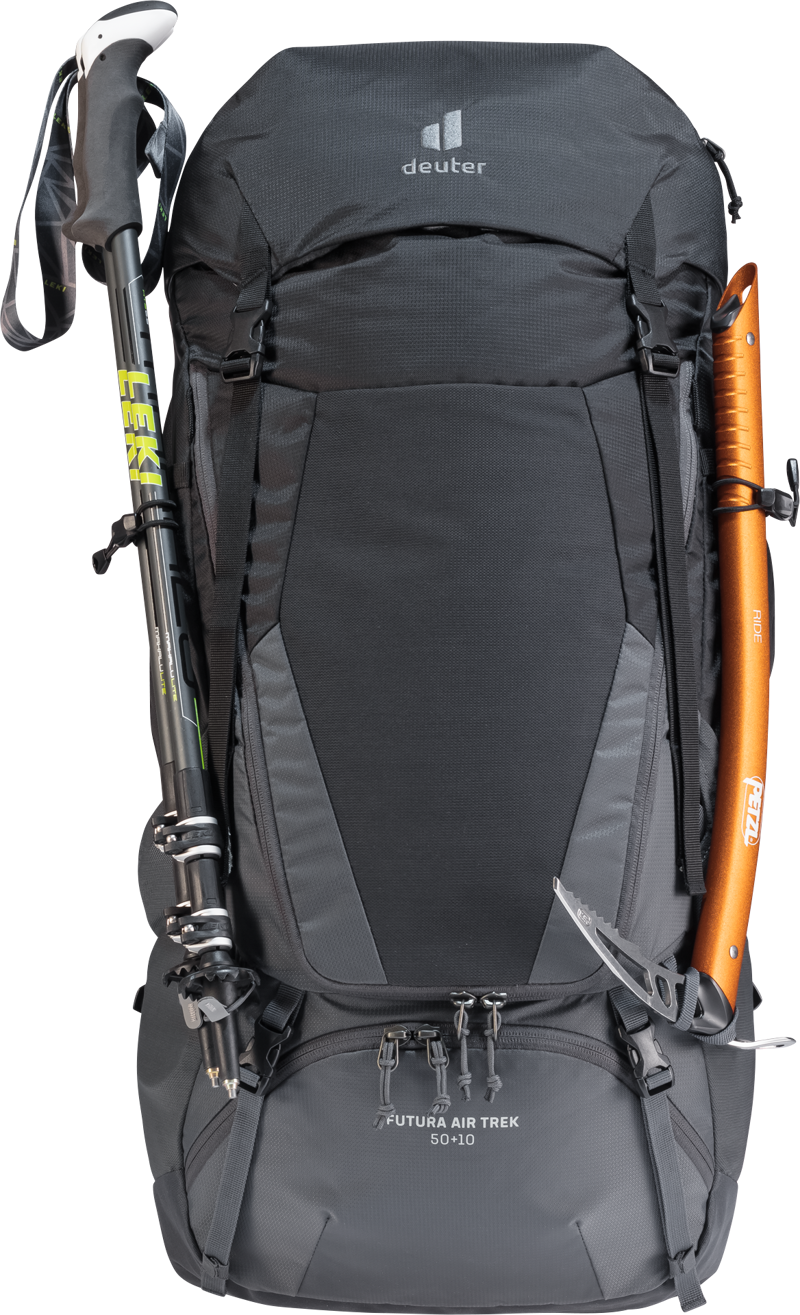 Deuter Mens Futura Air Trek 50+10 Black/Graphite-6