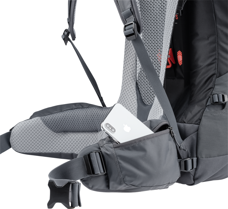 Deuter Mens Futura Air Trek 50+10 Black/Graphite-7