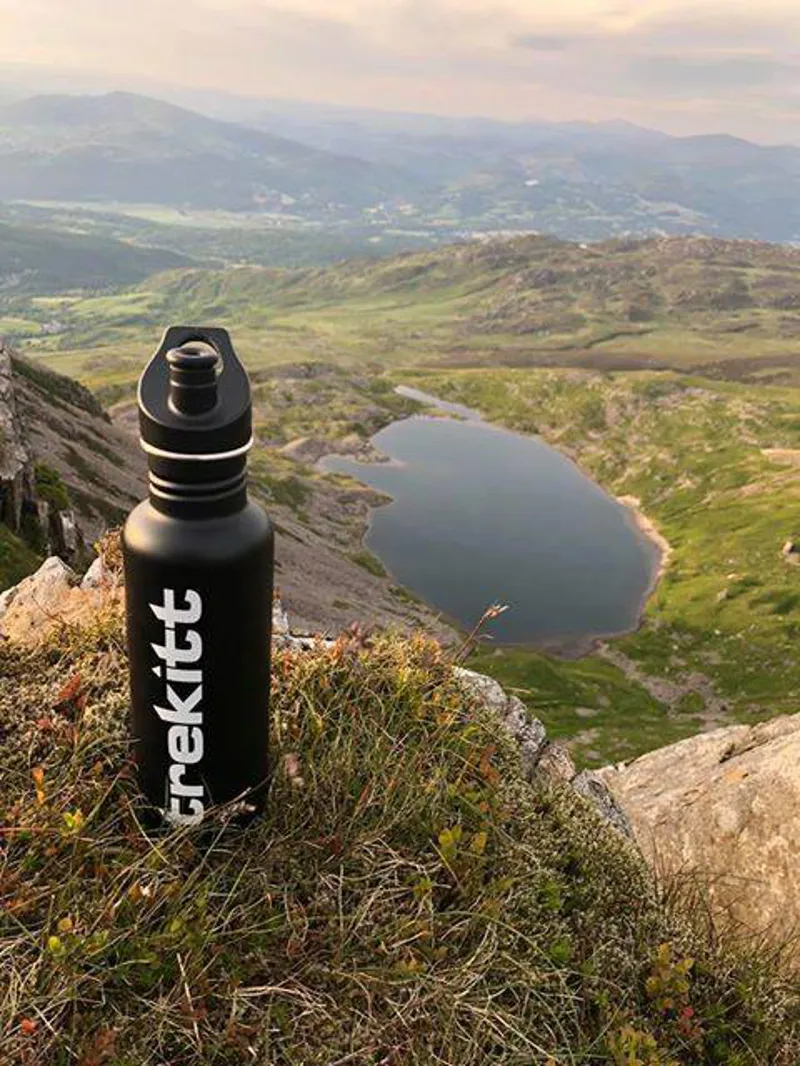 Klean Kanteen Trekitt Water Bottle Matt Black-10