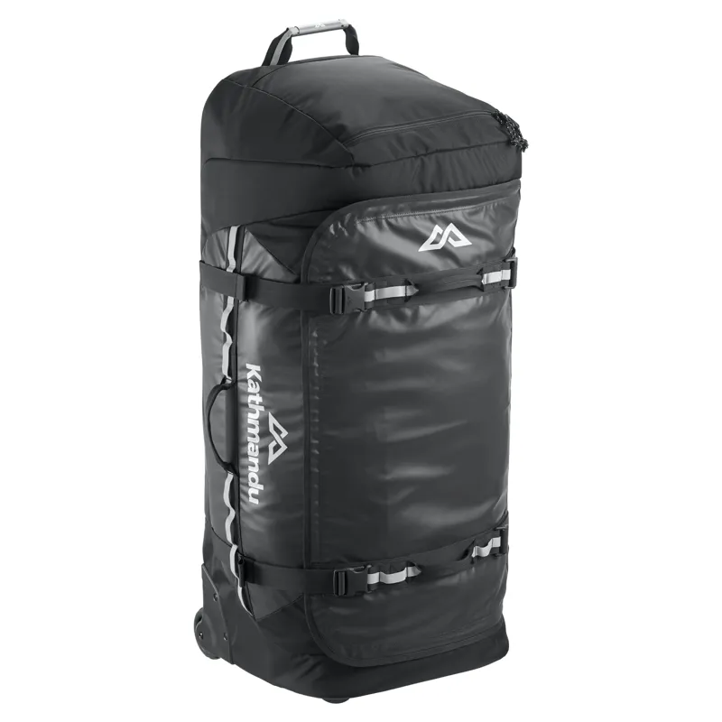 Kathmandu Super Tanker Trolley 120L Black-1