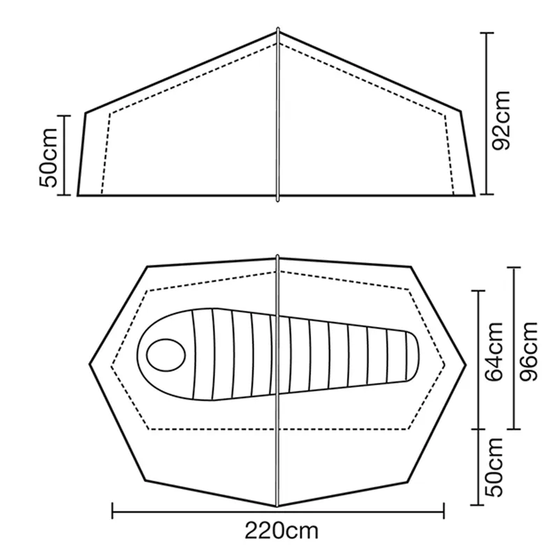 Wild Country Zephyros 1 Tent Green-1