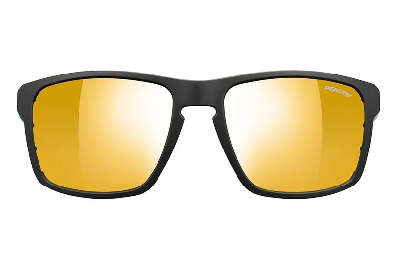 Julbo Shield Sunglasses Reactiv Performance 2-4 Black/Yellow-1