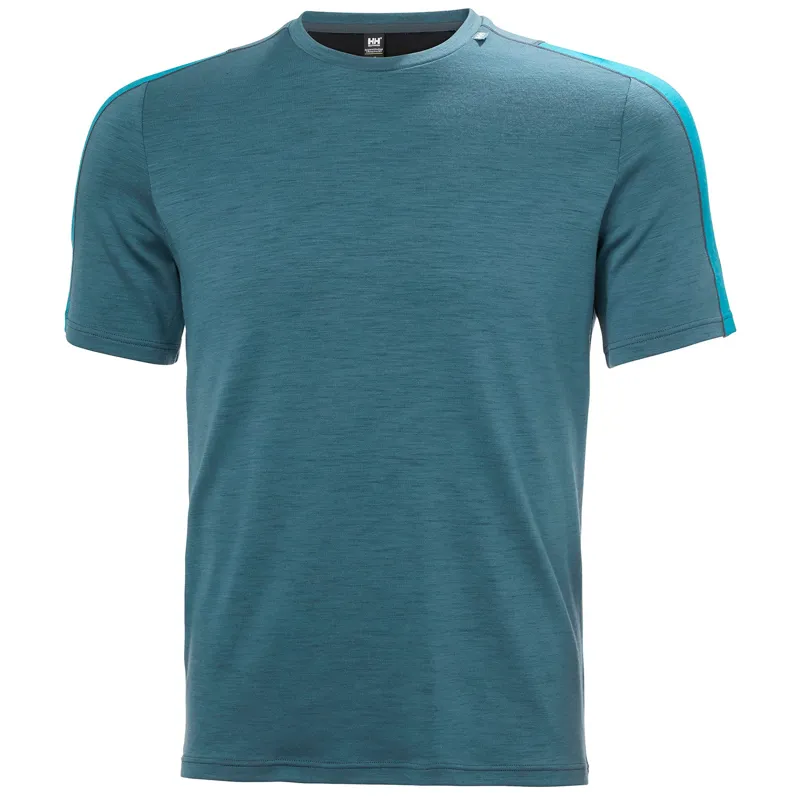 Helly Hansen Mens Lifa Merino Lightweight T-Shirt North Teal