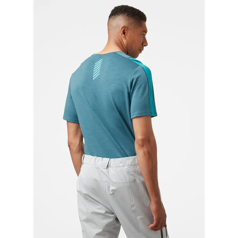 Helly Hansen Mens Lifa Merino Lightweight T-Shirt North Teal-3